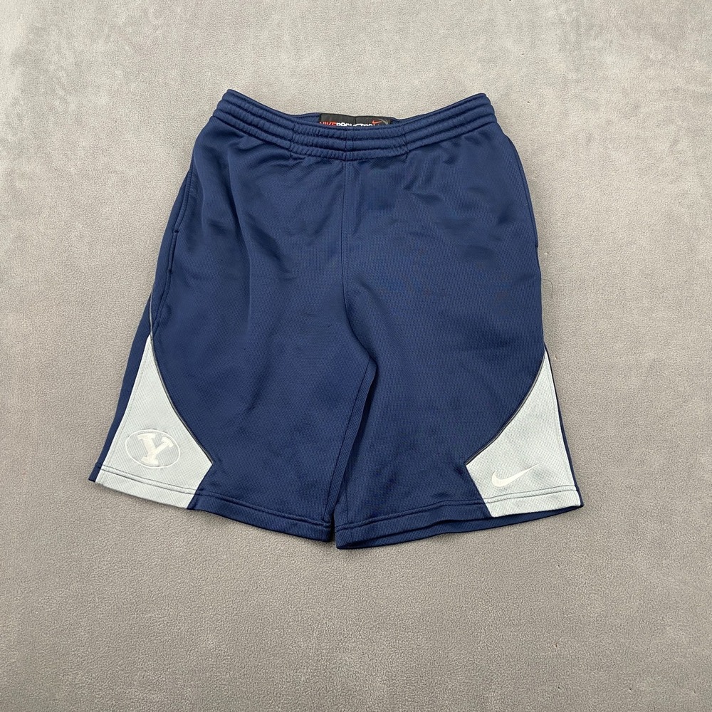 Nike Basketball Uncompromising Excellence Basketball Shorts Mens Large Blue Logo